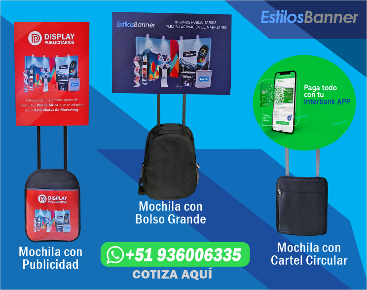 Mochilas Publicitarias lima