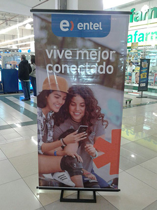 parante publicitario de fierro