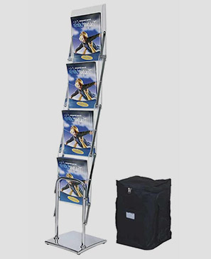 porta brochure en acrilico