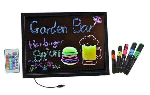 Letreros Pizarra led fluorescentes