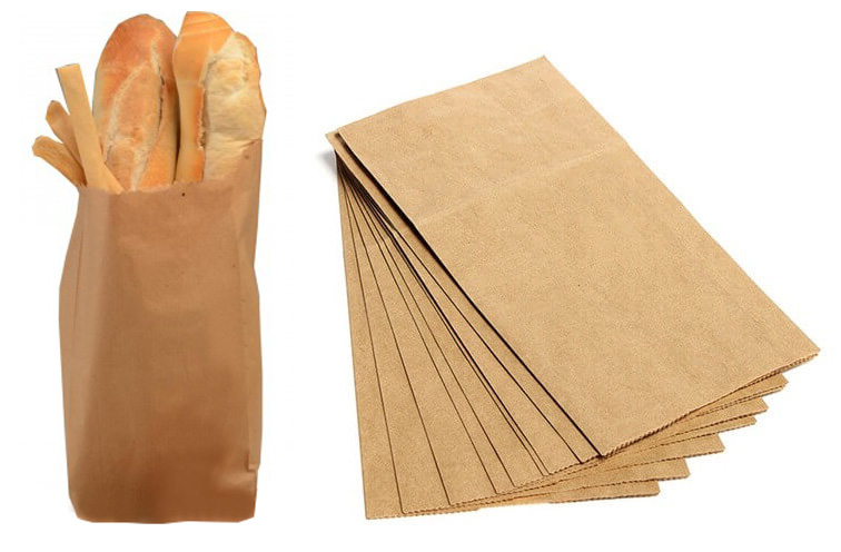 Bolsas de papel planas