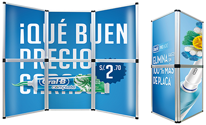 Display biombo