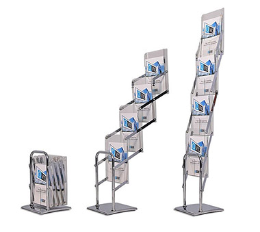 display porta brochure acrilico