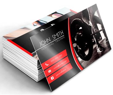 tarjetas personal Brillante